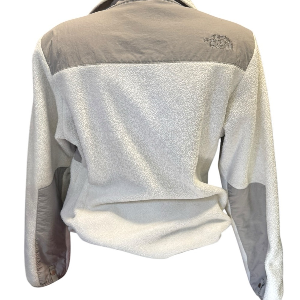 The North Face Girls Jacket Large White Gray Delani Fleece XL 18 Junior Outdoors - Picture 4 of 15